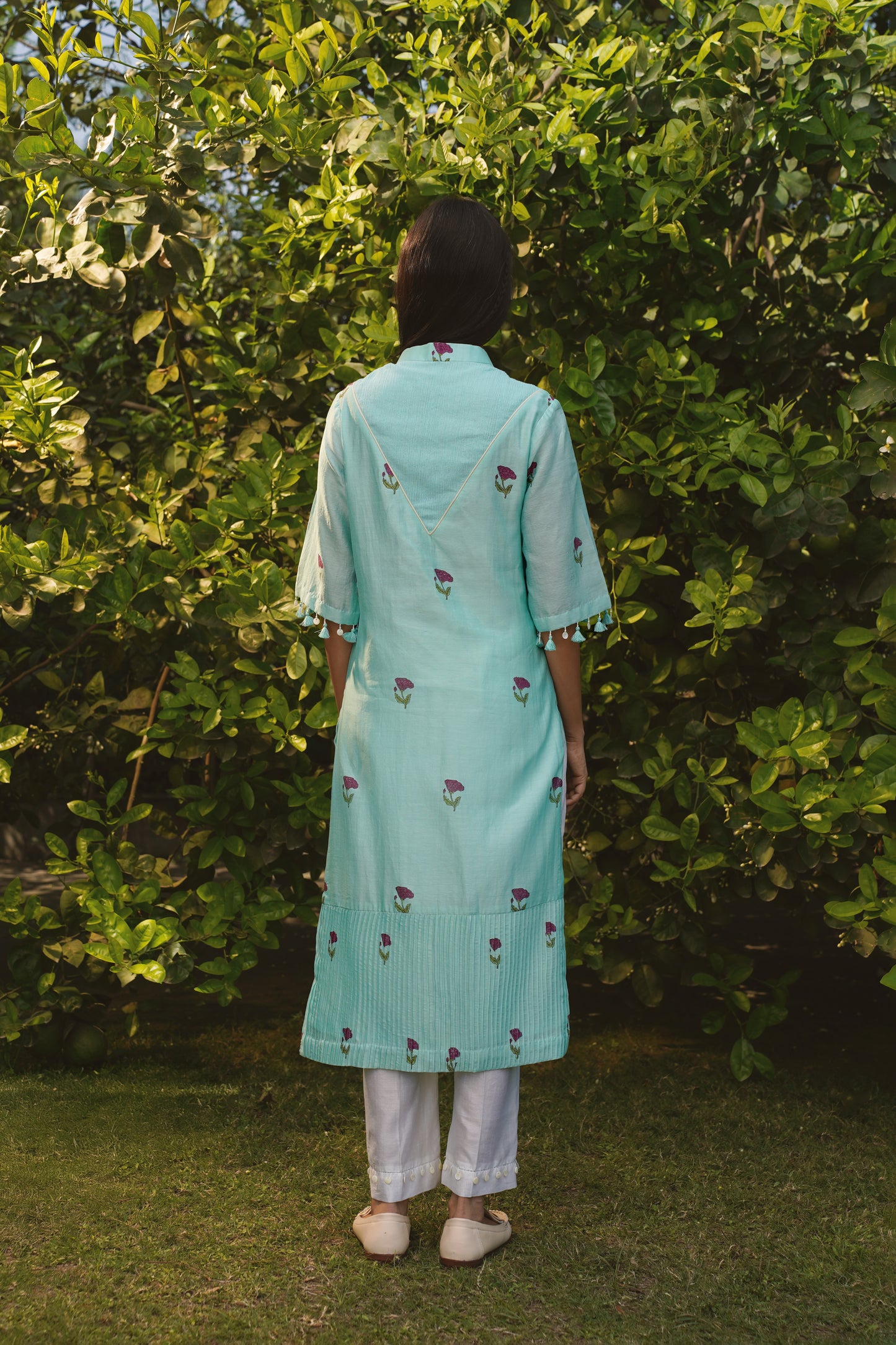 floral hush kurta set