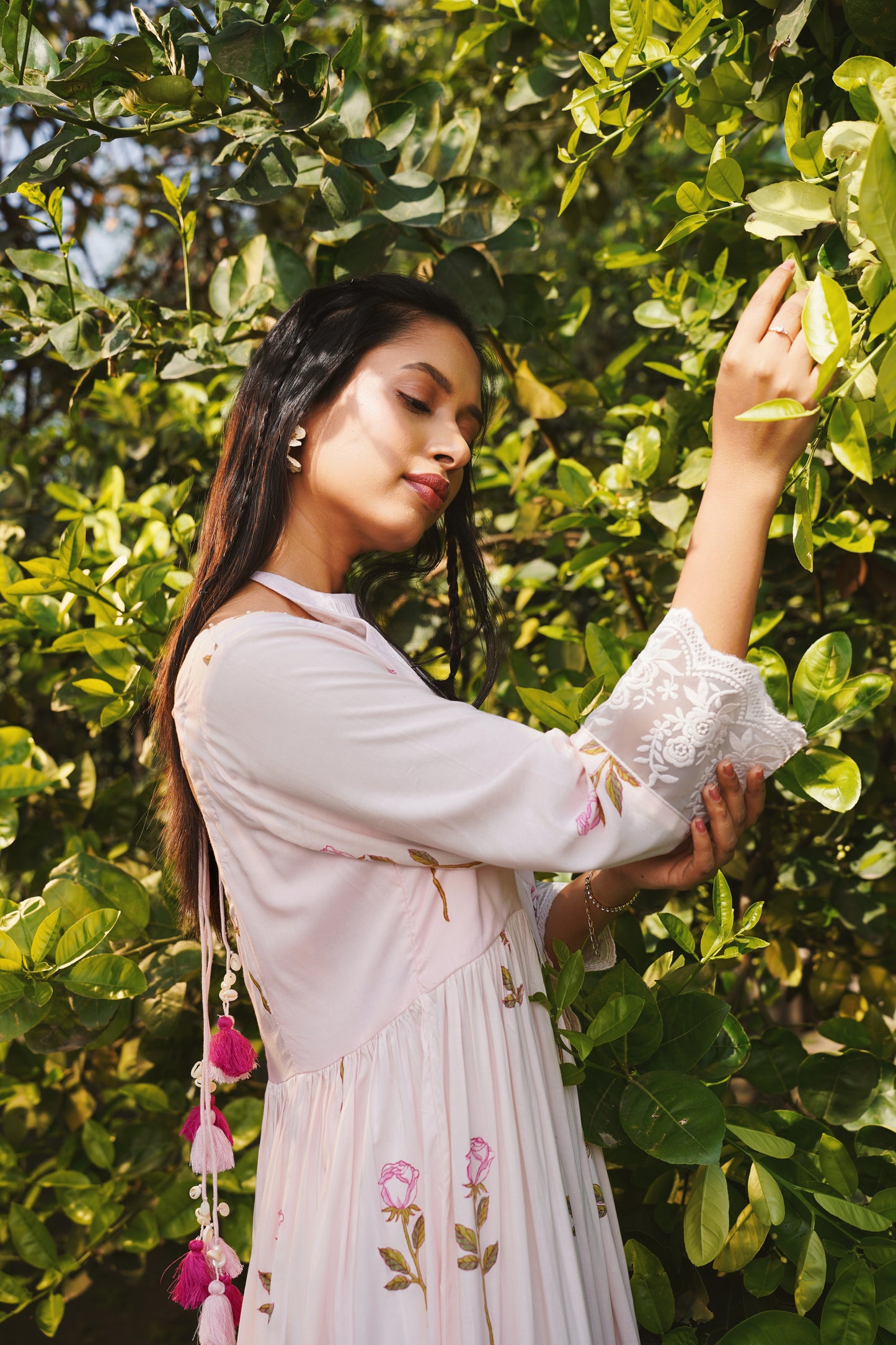 Blooming rose kurta set