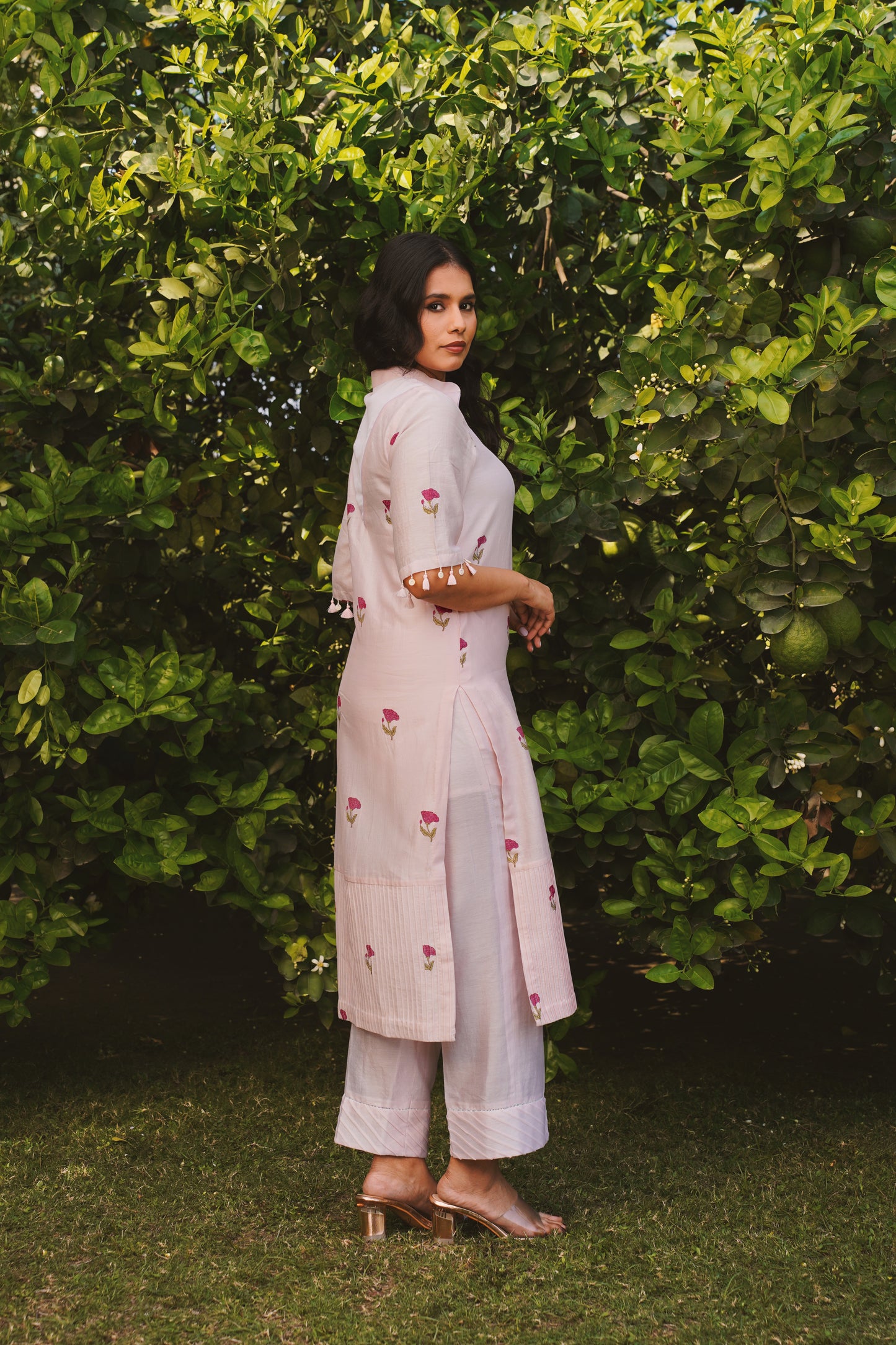 floral hush kurta set