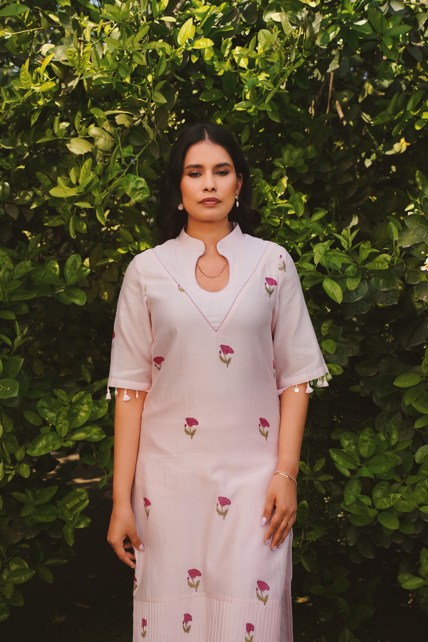 floral hush kurta set