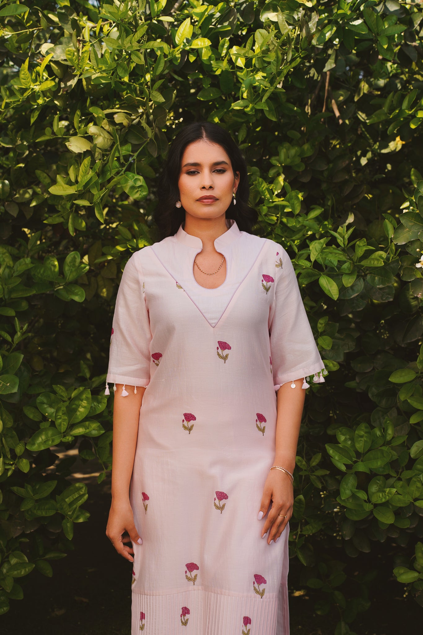 floral hush kurta set
