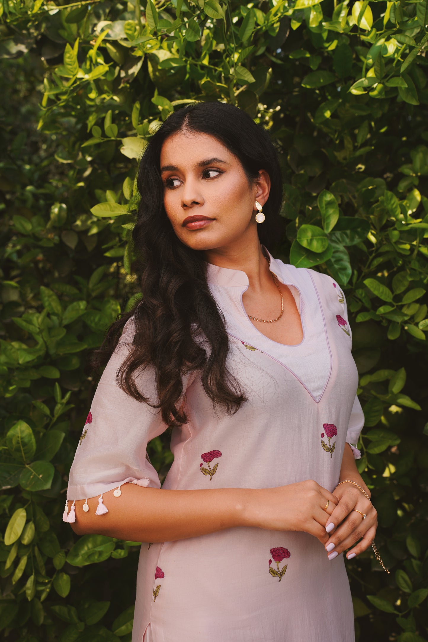 floral hush kurta set