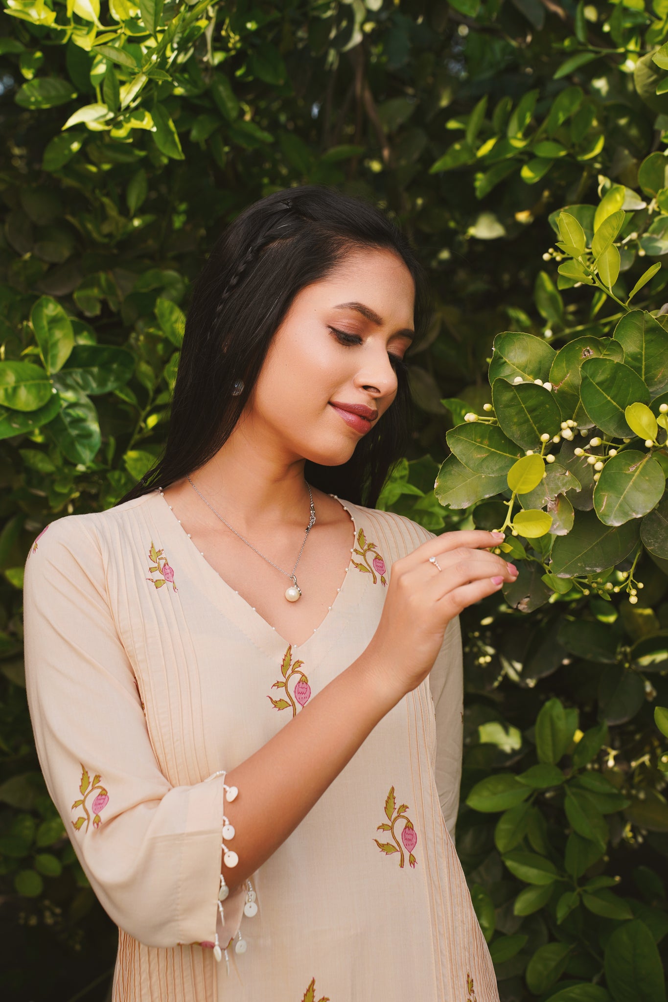 Budding love kurta set