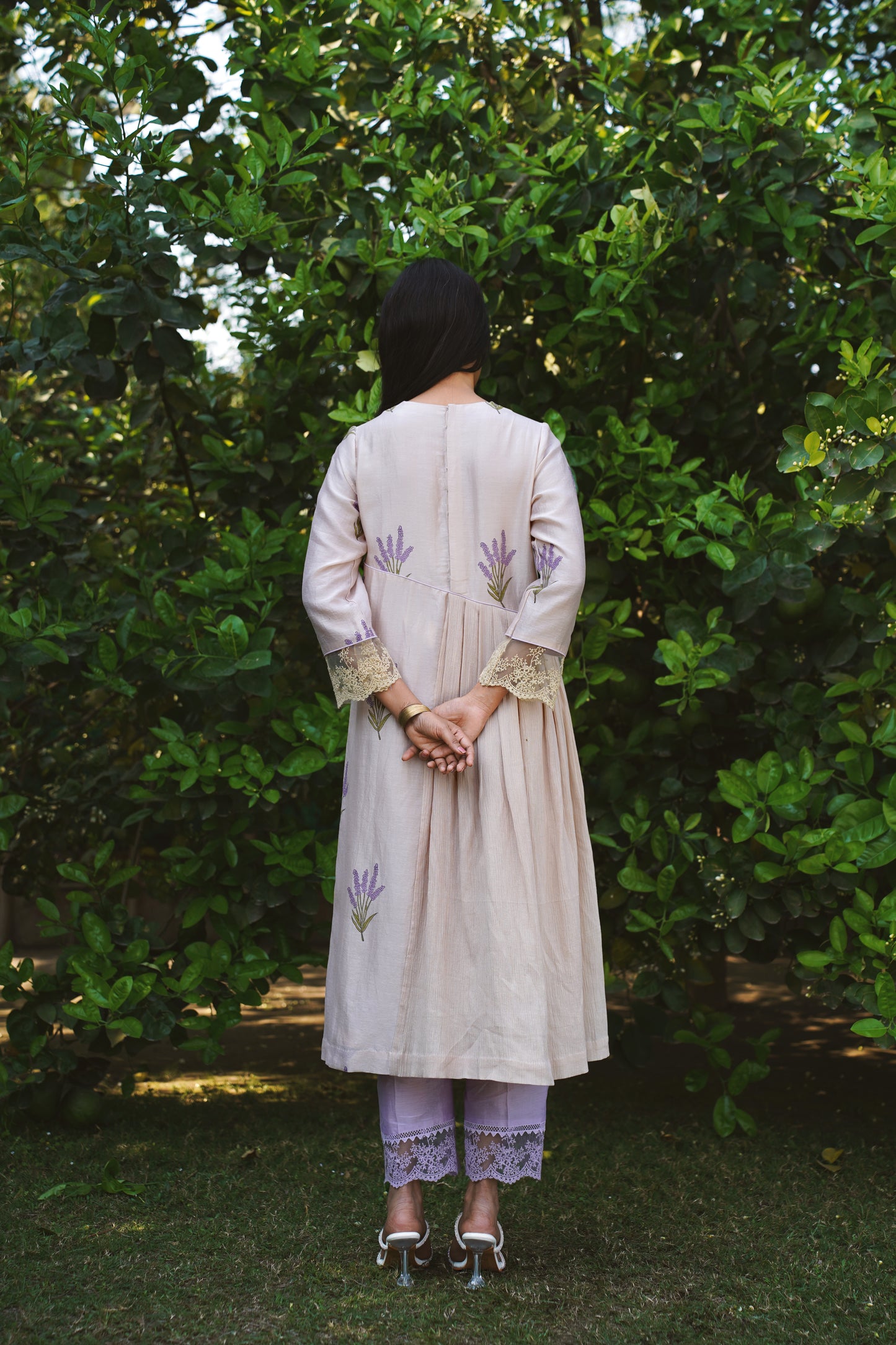 Lavender dream kurta set