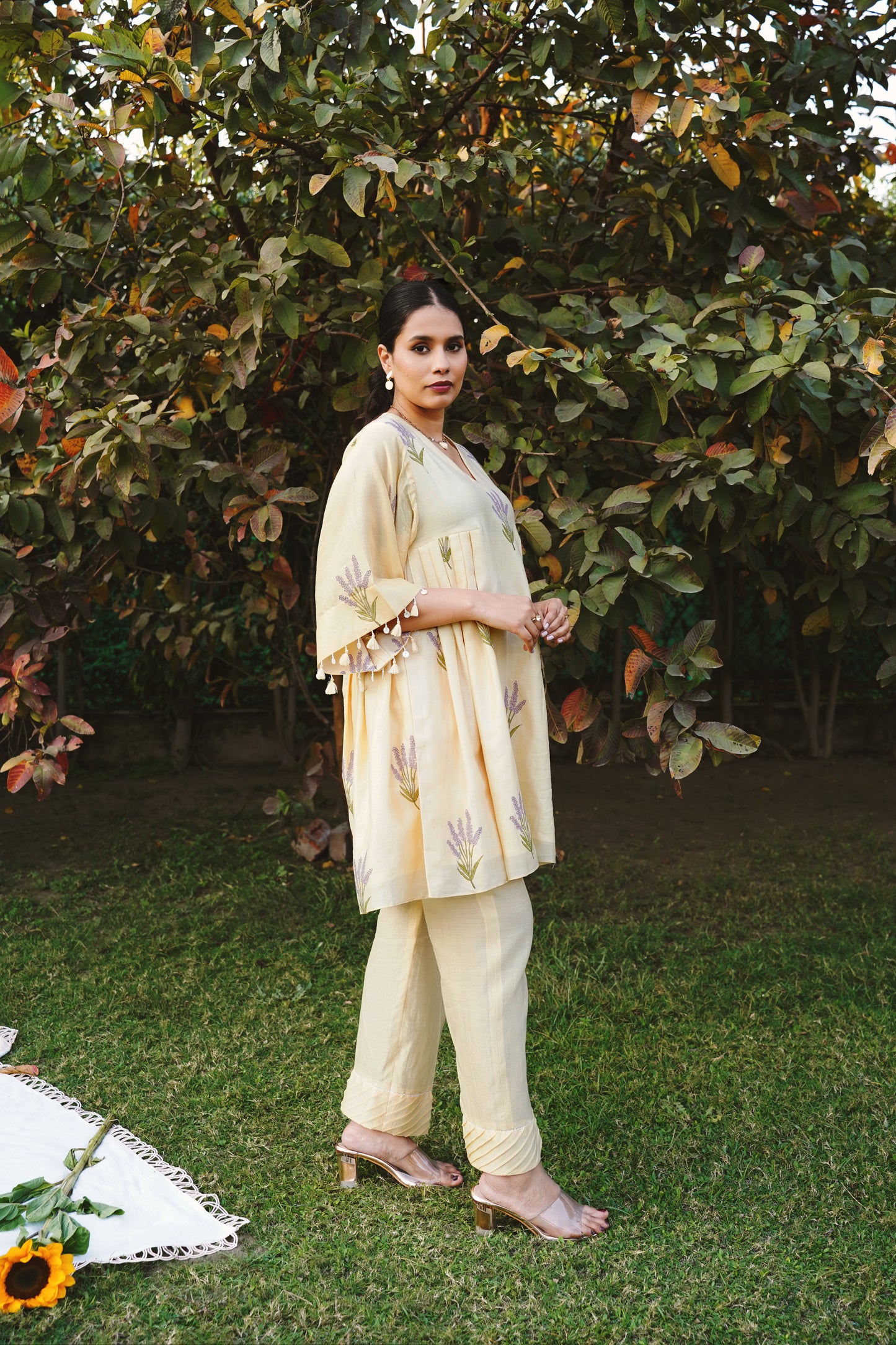 lavender bliss kurta co-ord