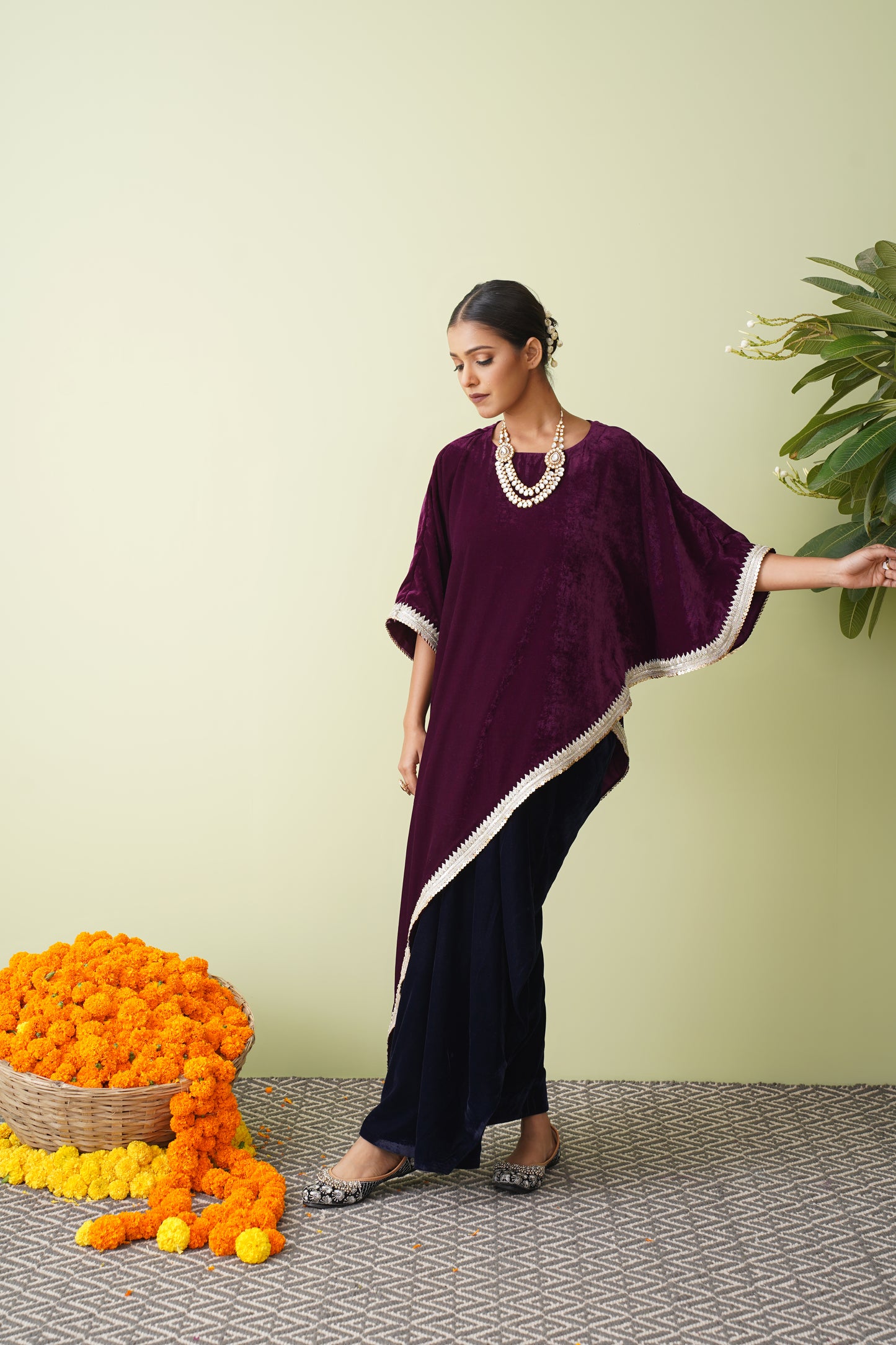Saaz Kaftan Skirt