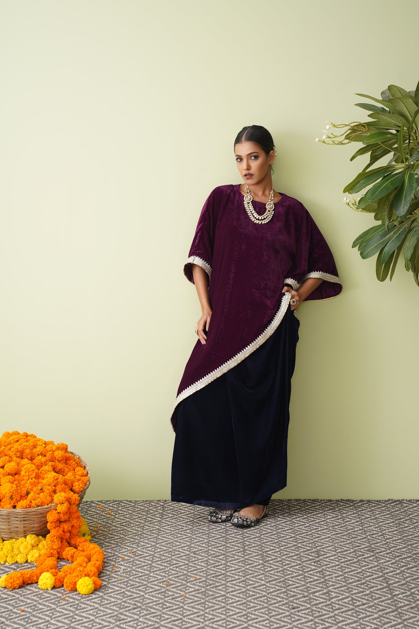 Saaz Kaftan Skirt