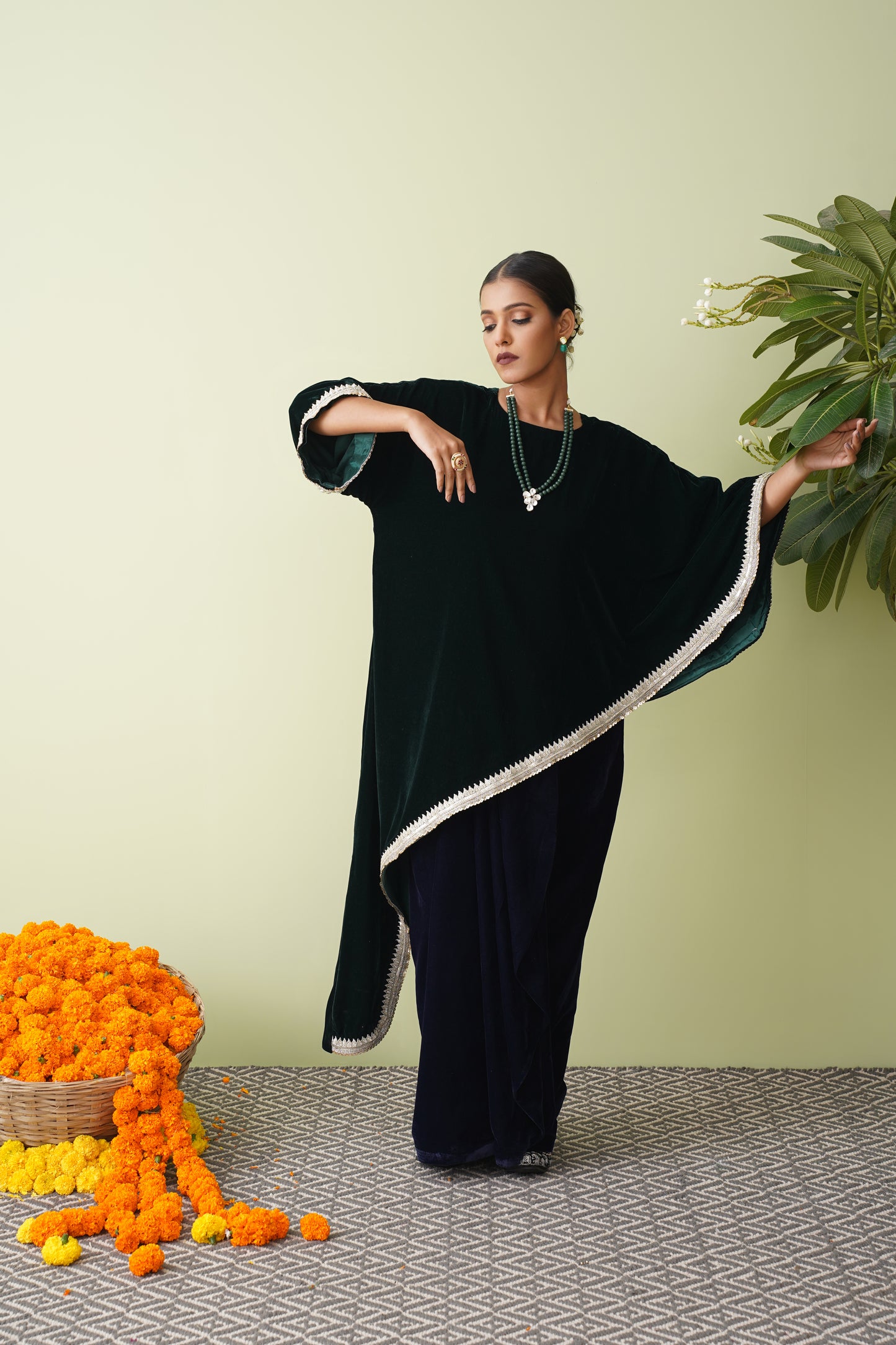 Saaz Kaftan Skirt