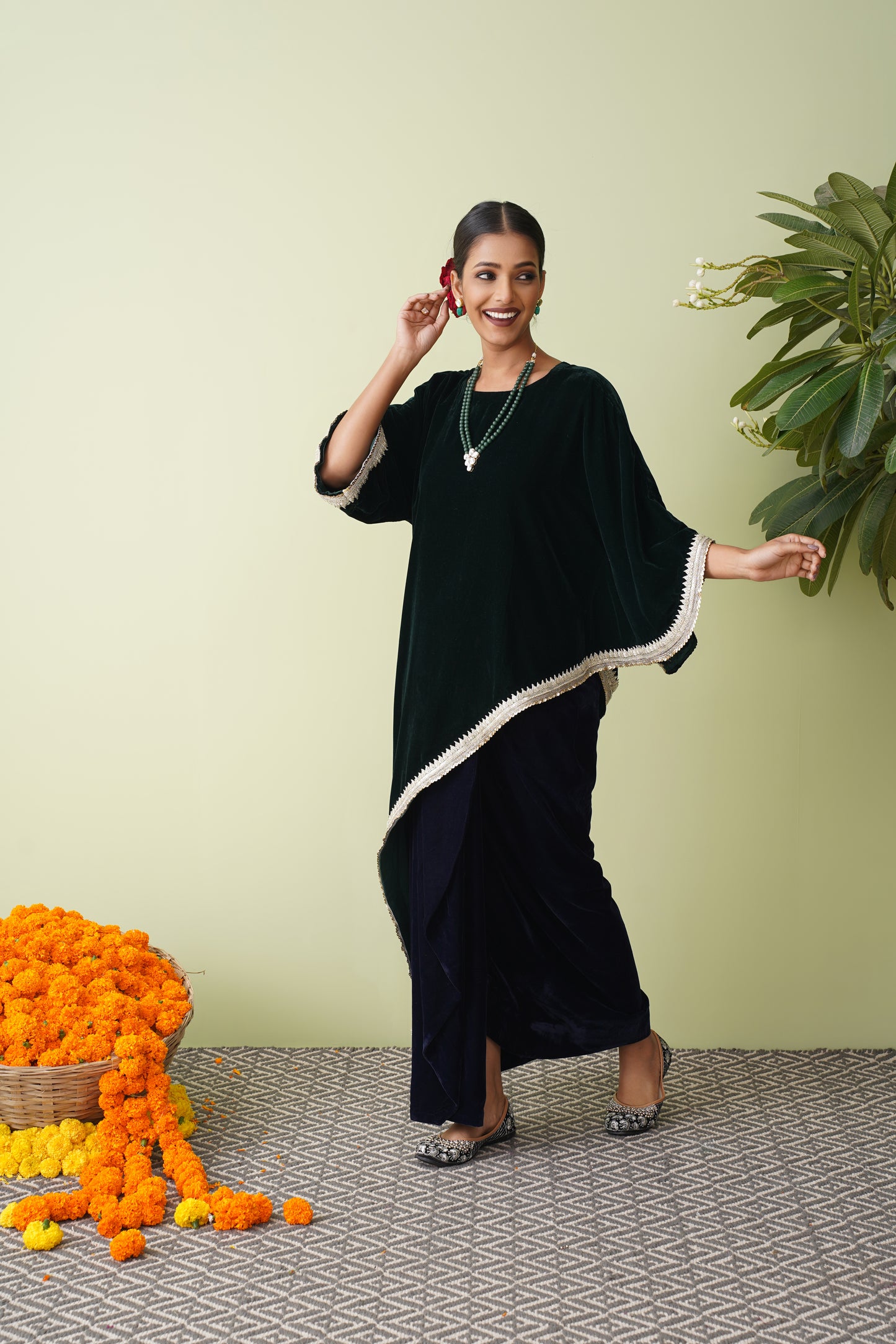 Saaz Kaftan Skirt