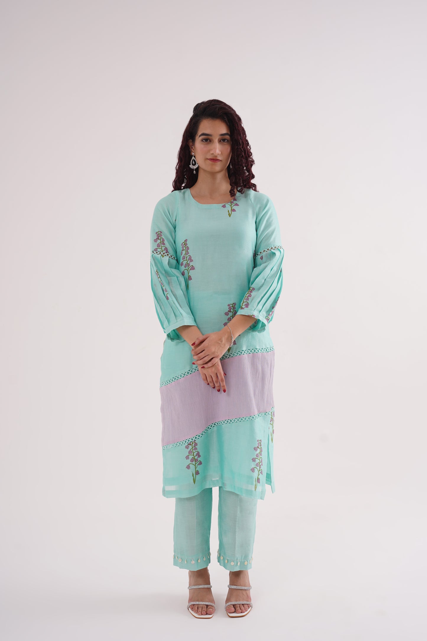 Cherry blush kurta set