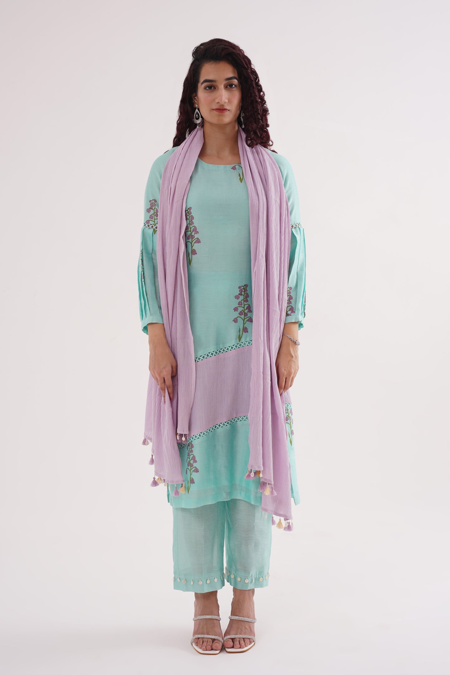 Cherry blush kurta set