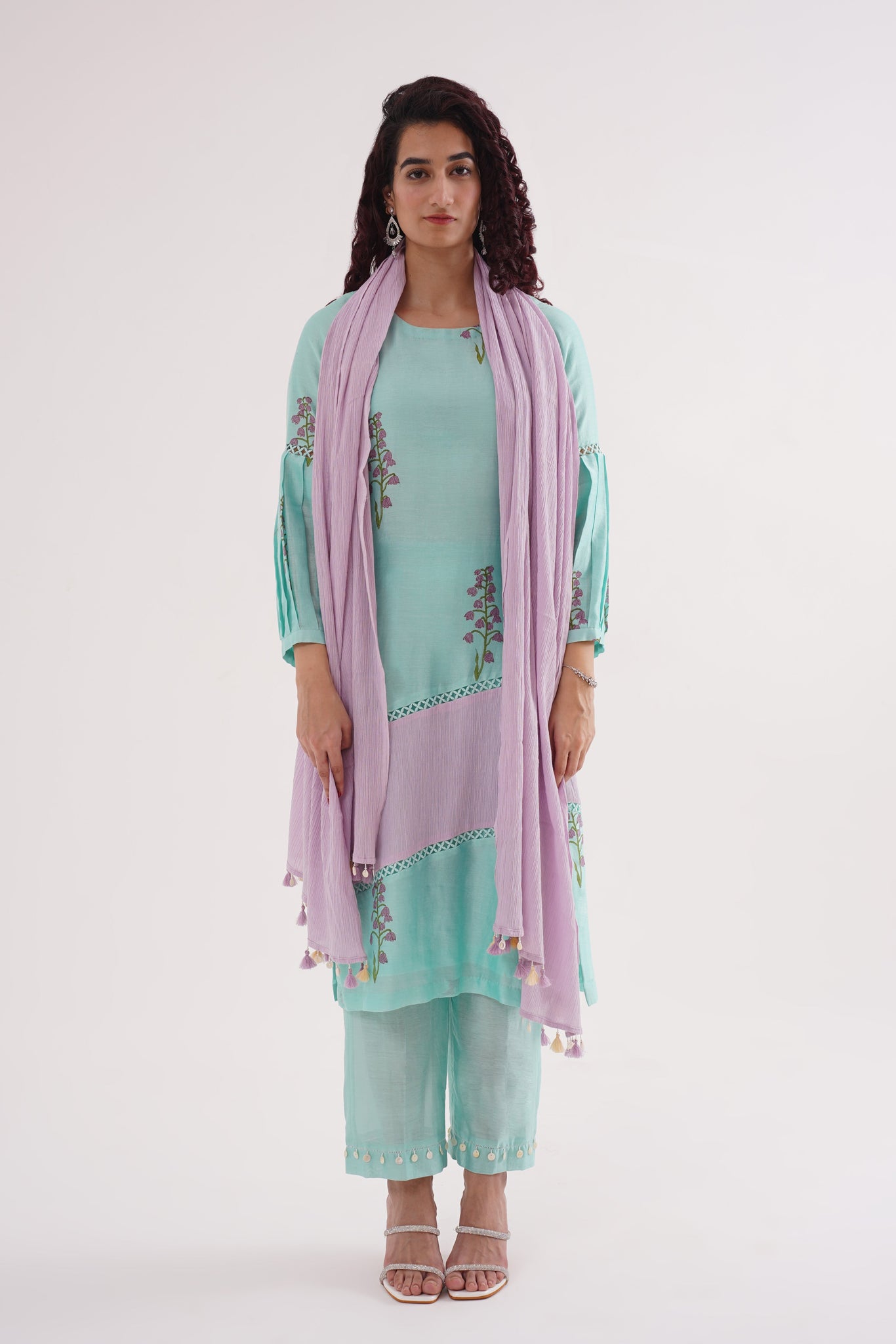 Cherry blush kurta set