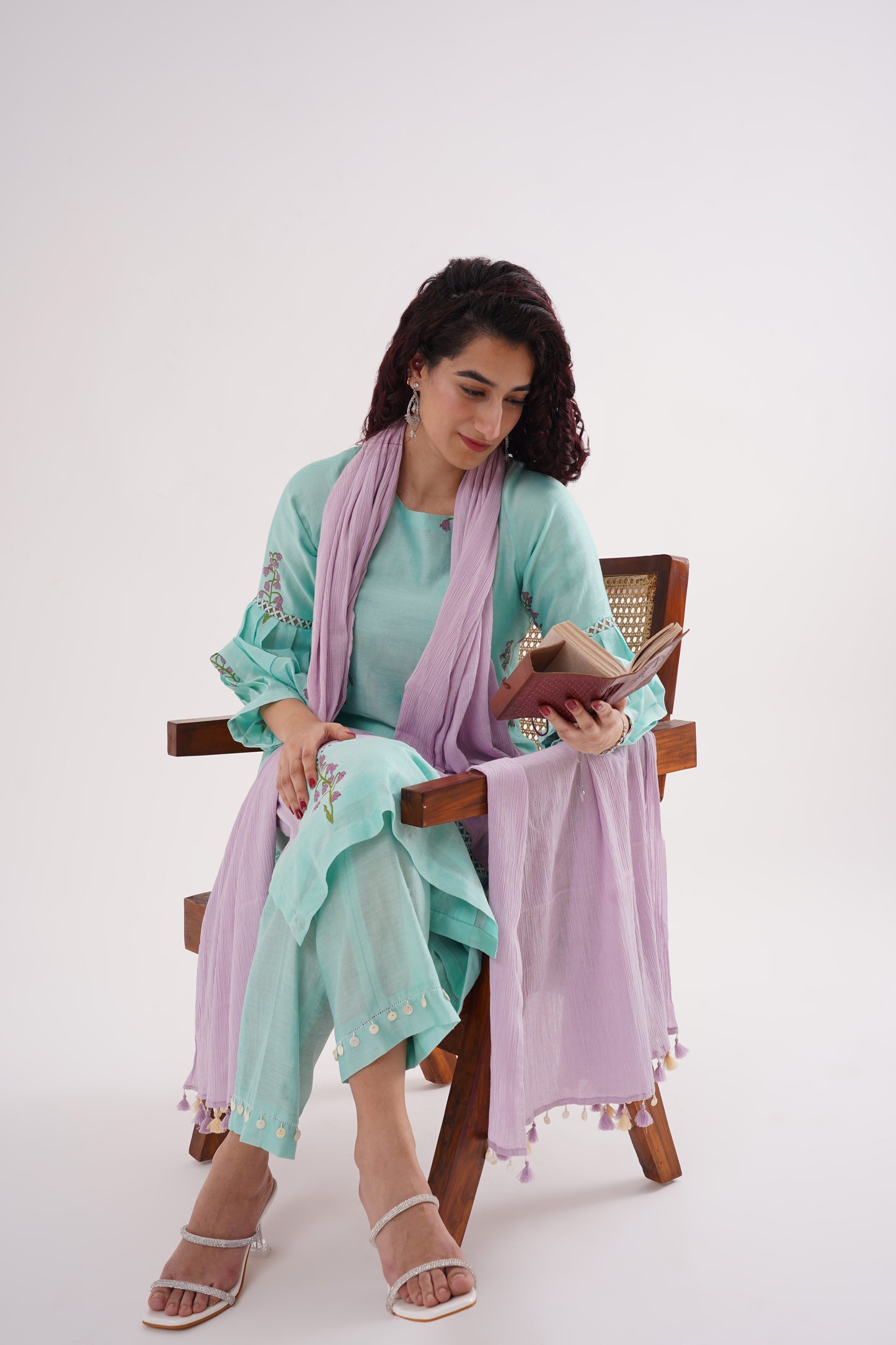 Cherry blush kurta set